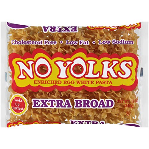 No Yolks Kosher Extra Broad Pasta, 12 Oz