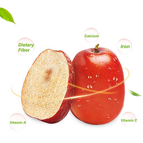 16 Oz Organic Dates Dried, Medjool In Resealable Bags, Red Dates