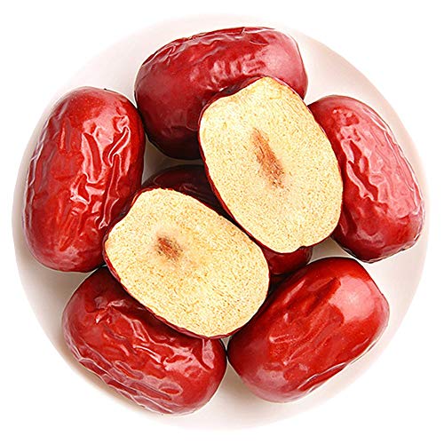 16 Oz Organic Dates Dried, Medjool In Resealable Bags, Red Dates