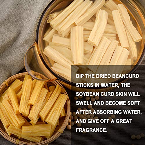 Dried Beancurd Sticks, Non-Gmo Soybean Curd Skin, Natural Asian Dried Beancurd Sticks, Non-Gmo Soybean Curd Skin, Natural Asian