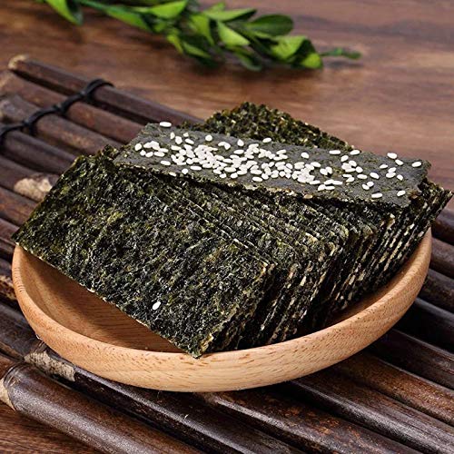 Seaweed Crisps Snack, Natural Roasted Seaweed Sheets, Keto, Vega