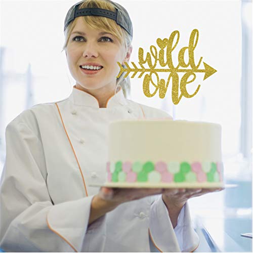 Wild One Cake Topper，Kids Boy Or Girl 1St First Birthday Cake D