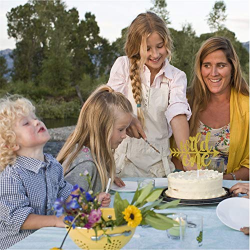 Wild One Cake Topper，Kids Boy Or Girl 1St First Birthday Cake D