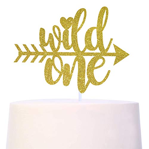 Wild One Cake Topper，Kids Boy Or Girl 1St First Birthday Cake D