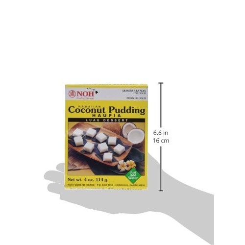 Haupia Pudding Mix - Hawaiian Coconut Pudding Luau Dessert 4 Oz