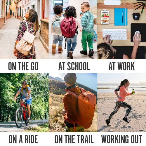 Noka Superfood Fruit Smoothie Pouches Variety Pack, Healthy Snac...