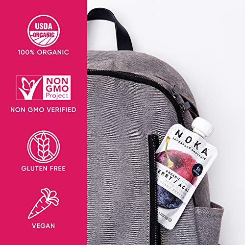 Noka Superfood Pouches | 100% Organic Fruit And Veggie Smoothie Noka Superfood Pouches | 100% Organic Fruit And Veggie Smoothie