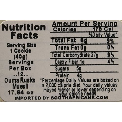 Ouma Muesli Rusks 2 Pack, 17.64 Oz