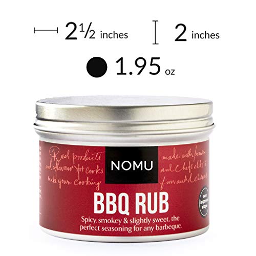 Nomu Bbq Seasoning Rub 3.90 Oz | 2-Pack | 10 Ingredient Blend
