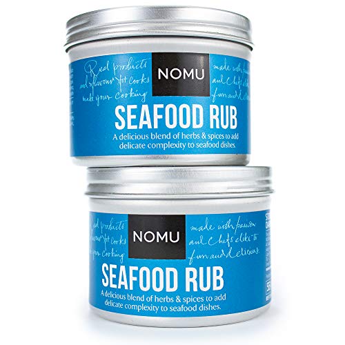 Nomu Seafood Seasoning Rub 3.88 Oz | 2-Pack | Msg &Amp; Gluten Fre