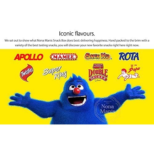 Nona Manis Snack Box Variety Pack 38 Count Ultimate Sampler M