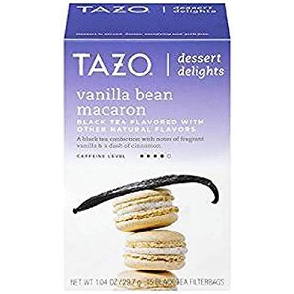 Tazo Dessert Delights Vanilla Bean Macaron Black Tea Flavored 2