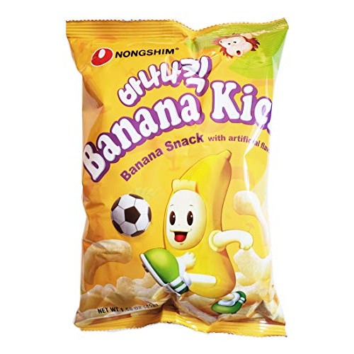 Nongshim Banana Kick, 1.58 oz Pack of 4