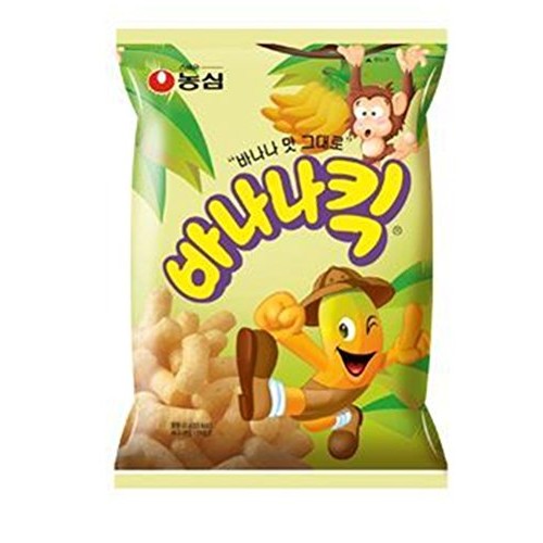 Nongshim Banana Snack,75G Bags Pack Of 3Children Nutritious Sn