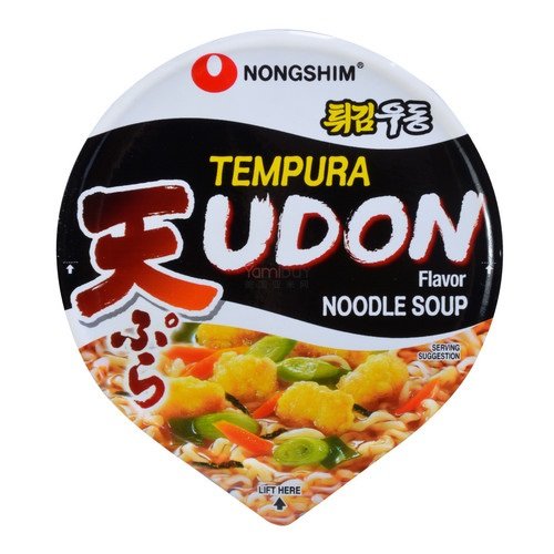 Pack Of 6 Nongshim Tempura Udon Cup Noodle Soup 2.64 Oz