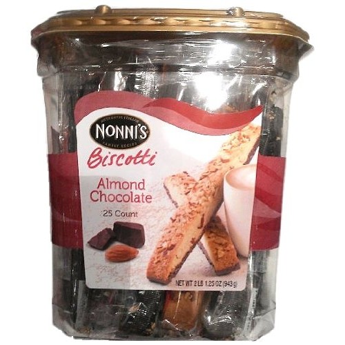 Nonni Almond Chocolate Biscotti, 2.07-Pound, 2 Lbs 1.25 Oz