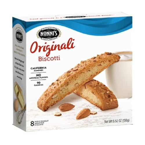 Individually Wrapped Nonnis Biscotti Italian Cookies in 4 Variet...