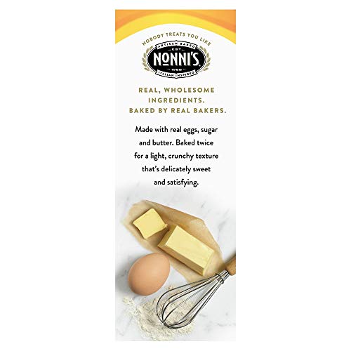 Individually Wrapped Nonnis Biscotti Italian Cookies in 4 Variet...