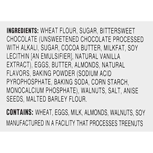 Nonnis Biscotti Cioccolati 6.88 Oz. Box Of 8 Individually Wrappe