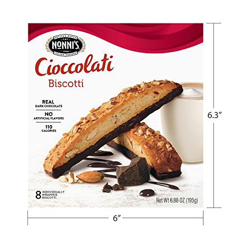 Nonnis Biscotti, Cioccolati, 8 Count, 6.88 Ounce