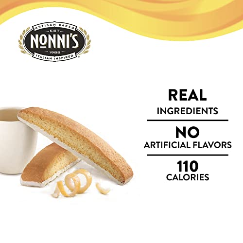 Nonnis Biscotti, Limone, 8 Count, 6.88 Ounce