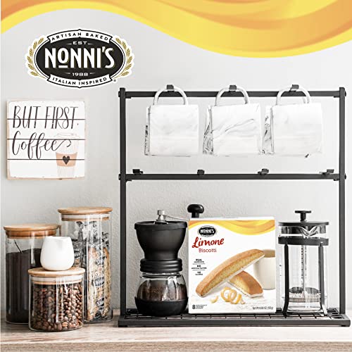 Nonnis Biscotti, Limone, 8 Count, 6.88 Ounce