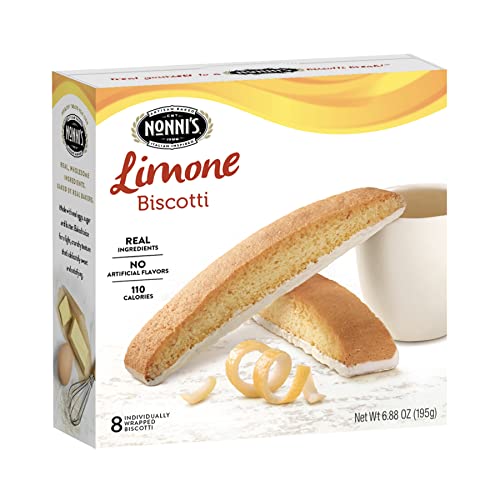 Nonnis Biscotti, Limone, 8 Count, 6.88 Ounce