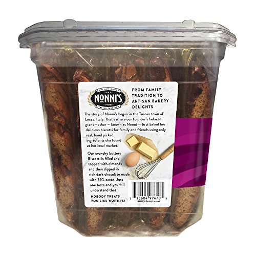Nonnis Biscotti Value Pack, Salted Caramel, 25 Count, 1 Lb 5 Oz