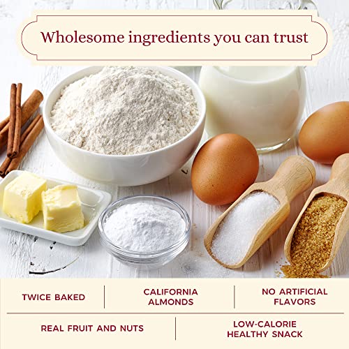 Nonnis Cioccolati Almond Biscotti Italian Cookies - 6 Boxes Bis...