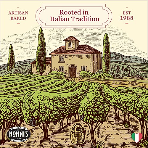 Nonnis Cioccolati Almond Biscotti Italian Cookies - 6 Boxes Bis...