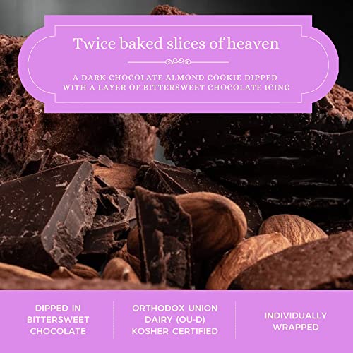 Nonnis Dark Chocolate Almond Biscotti Italian Cookies - 2 Boxes...