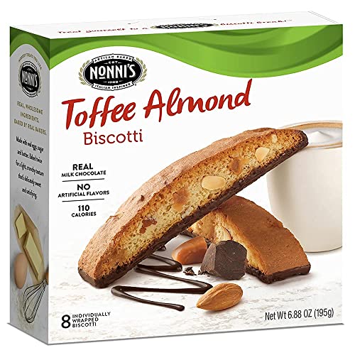 Nonnis Italian Biscotti Variety Pack - 6 Flavors - Cioccolati -...