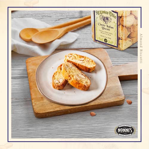 Nonnis La Dolce Vita Almond Biscotti - 2 Tubs - 34oz of Biscott...