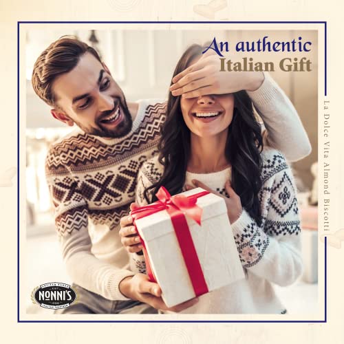 Nonnis La Dolce Vita Almond Biscotti - 2 Tubs - 34oz of Biscott...