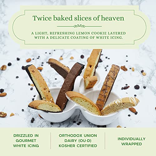 Nonnis Limoncello Biscotti Italian Cookies - 6 Boxes Zesty Lemo...