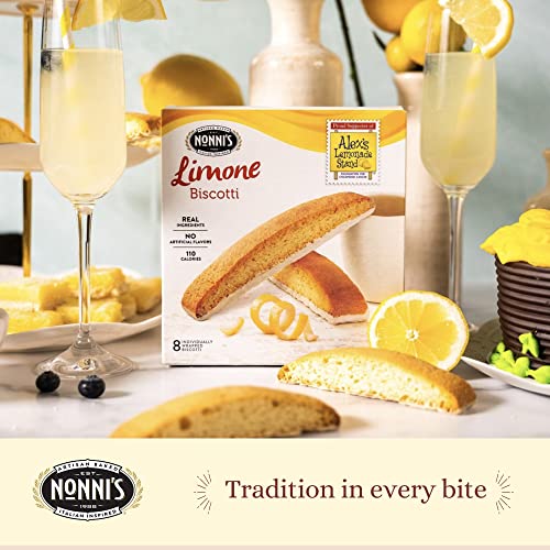 Nonnis Limone Biscotti Italian Cookies - 2 Boxes Lemon Cookies ...
