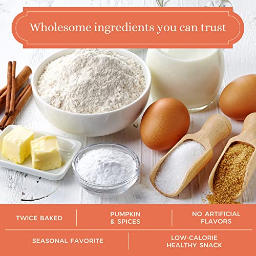 Nonnis Pumpkin Spice Biscotti Holiday Cookies - 6 Boxes Pumpkin...