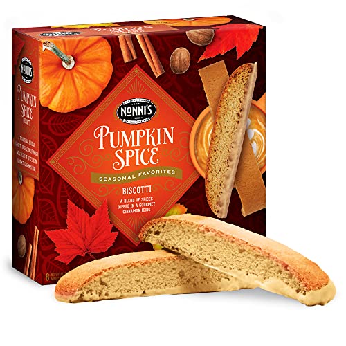 Nonnis Pumpkin Spice Biscotti - Pumpkin Cookies - Pumpkin Bisco...