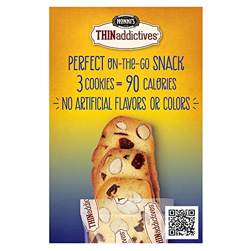 Nonnis Thinaddictives Lemon Blueberry Almond Thin Cookies New F
