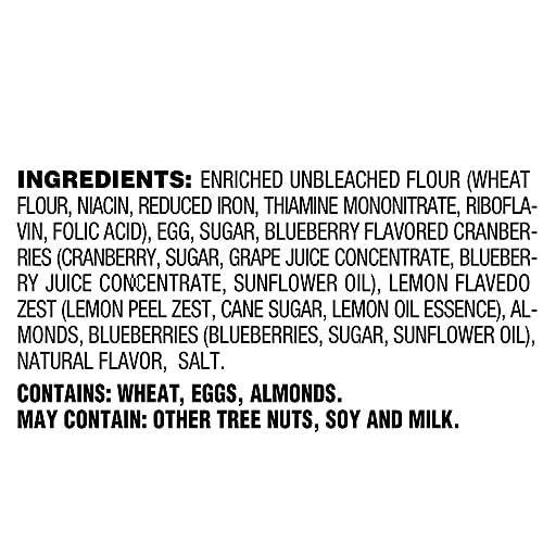 Nonnis Thinaddictives Lemon Blueberry Almond Thin Cookies New F