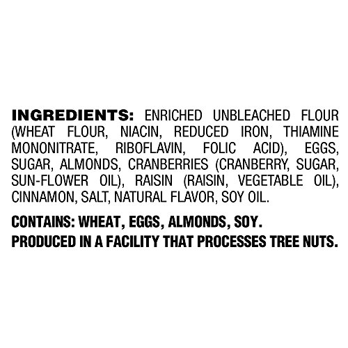 Nonnis Thinaddictives, Thin Cookies, Cranberry Almond, 6 Count,