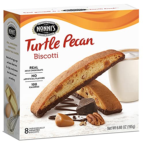 Nonnis Turtle Pecan Biscotti Italian Cookies - 3 Boxes Caramel ...