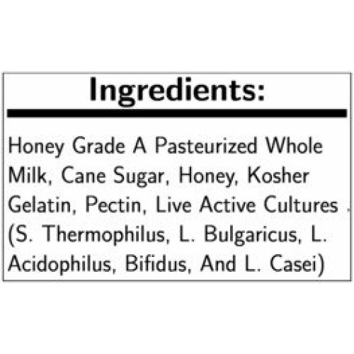 Noosa Honey Yoghurt, 8 Ounce -- 12 Per Case.