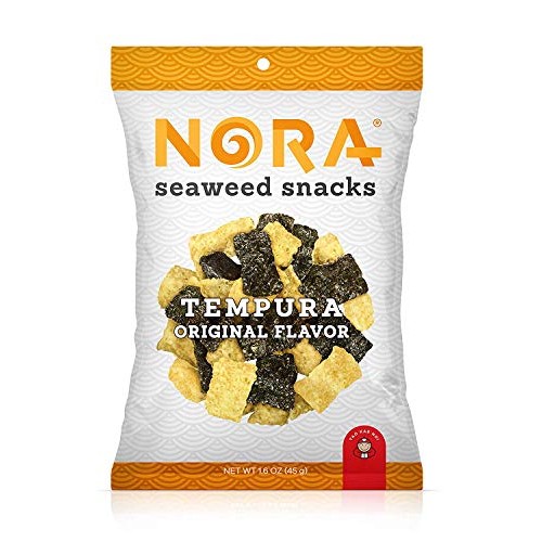 Nora Tempura Seaweed Original- Premium Seaweed Snack 12 Count,