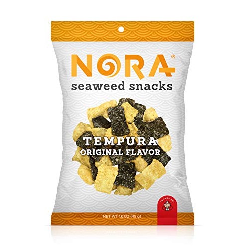 Nora Seaweed Snacks Tempura Original Seaweed Snack, 1.6 Oz