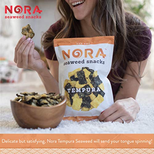 Tempura Original Crispy Seaweed Snacks By Nora | Asian Snack | L Tempura Original Crispy Seaweed Snacks By Nora | Asian Snack | L
