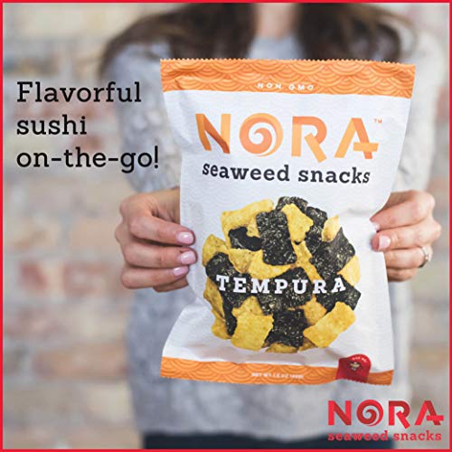 Tempura Original Crispy Seaweed Snacks By Nora | Asian Snack | L Tempura Original Crispy Seaweed Snacks By Nora | Asian Snack | L