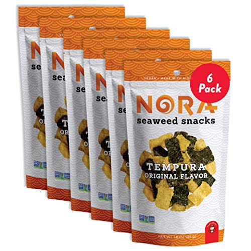 Tempura Original Crispy Seaweed Snacks By Nora | Asian Snack | L Tempura Original Crispy Seaweed Snacks By Nora | Asian Snack | L