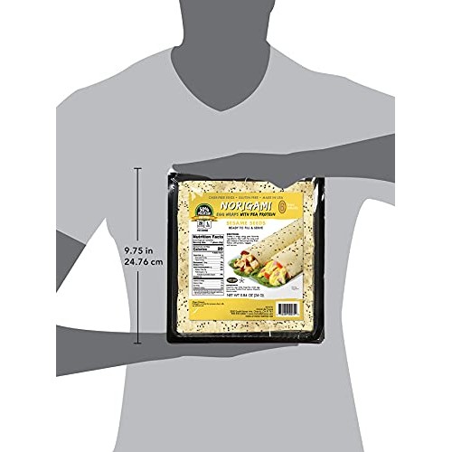 Norigami Egg Wraps Pea Protein - High Protein,Low Carb,Vegetaria