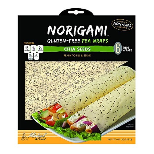 Norigami Egg Wraps Pea Protein -High Protein,Low Carb,Vegetarian